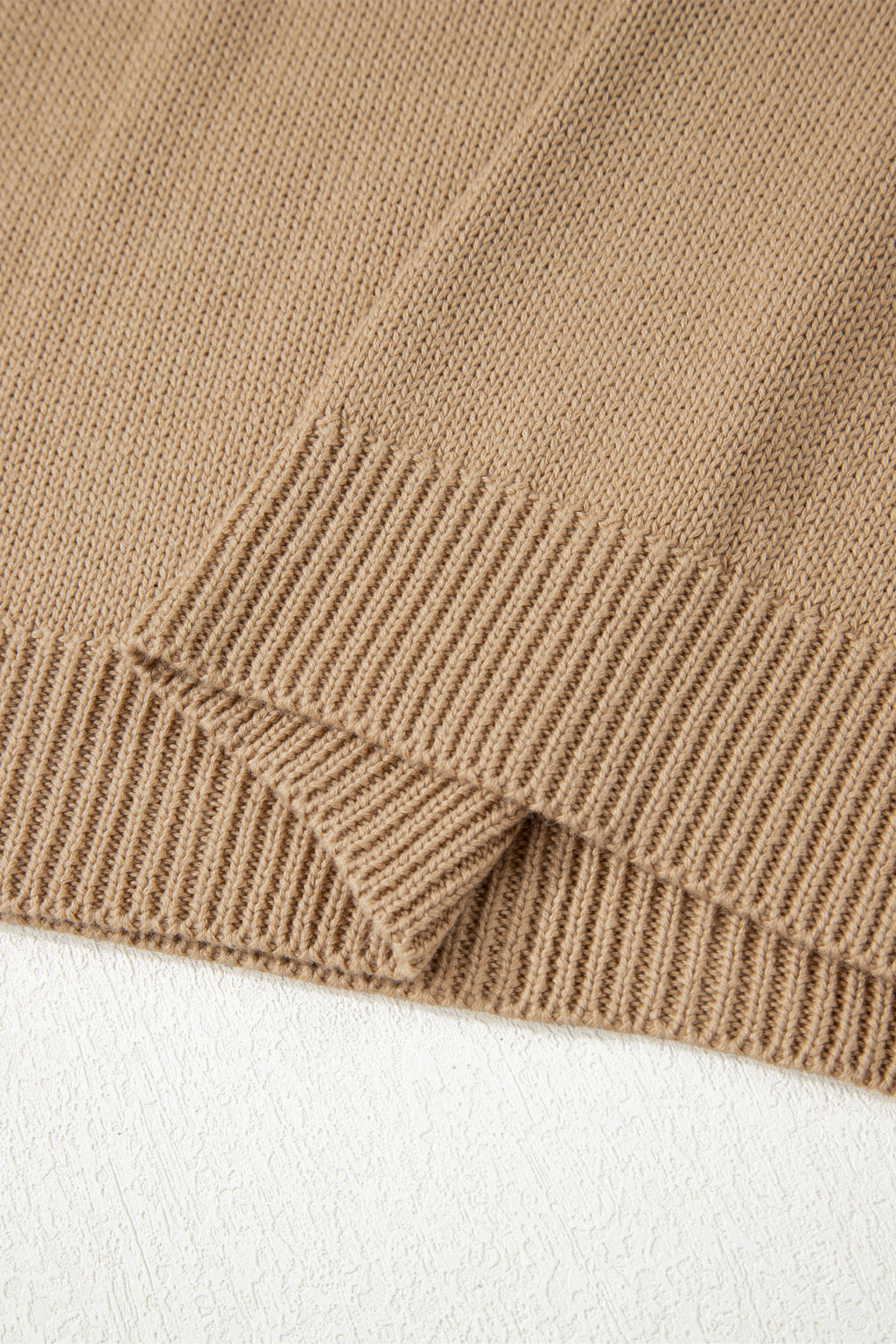 Pale Khaki Exposed Seam Drop Shoulder Oversize Sweater Mini Dress SALE