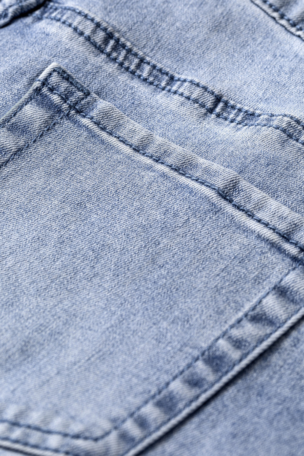 Beau Blue Turn-up Cuffs Womens Loose Jeans SALE